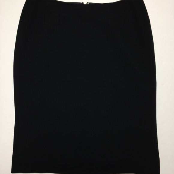 Ellen Tracy Women's Black Pencil Skirt Size 12 - Picture 4 of 5